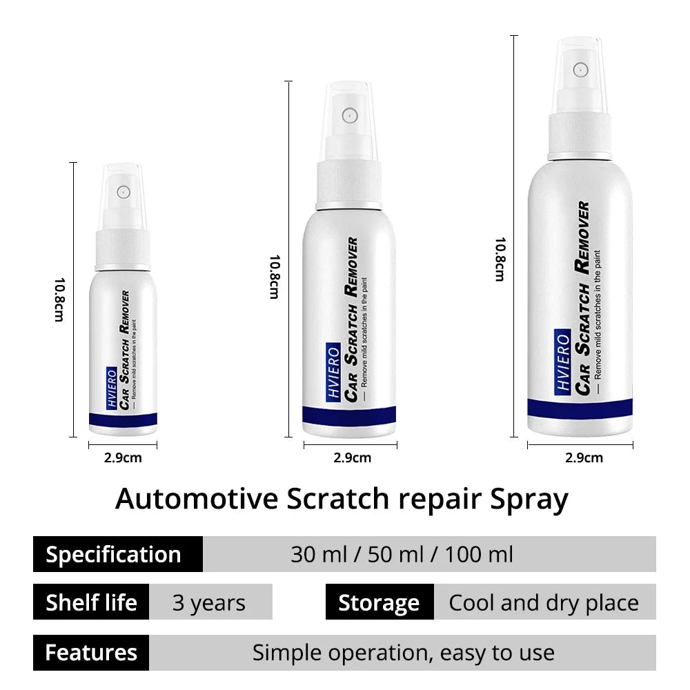 30/50/100ML Model Addition Tool Minor Scratches Car Repair Body Paint Spray Protect Surface Smooth Handling Wash Care Universal